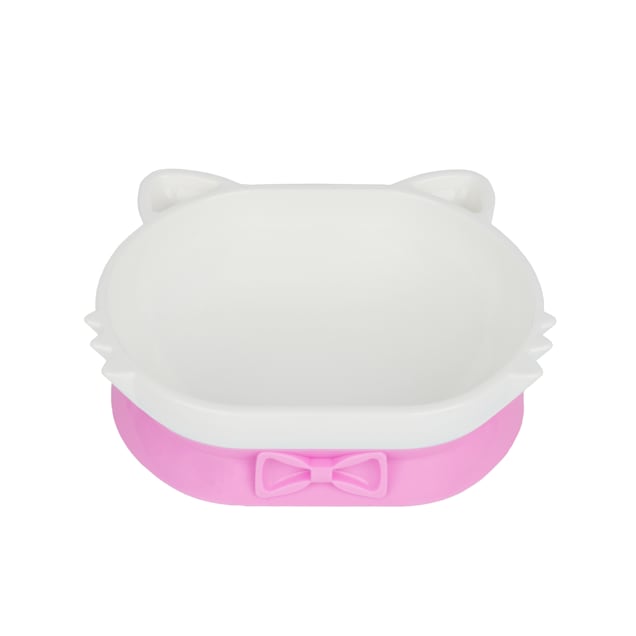 Petique Pink Eco-Friendly PLA Pet Dish Bowl for Cats - Carousel image #1
