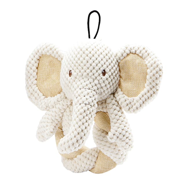 Petique Elephant Twist Dog Toy, Medium - Carousel image #1