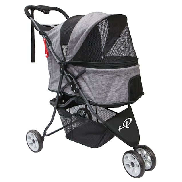 Petique Grey Glacier Pet Stroller Petco