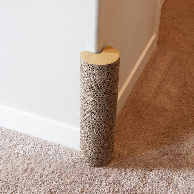 Corner cat scratching post store