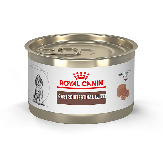 Royal Canin Veterinary Diet Gastrointestinal Puppy Ultra Soft Mousse In Sauce Wet Dog Food 5 1 Oz Case Of 24 Petco