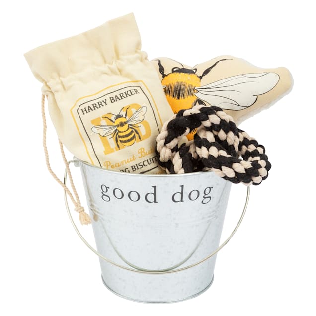 Harry Barker BeeThemed Dog Toy & Treat Gift Set