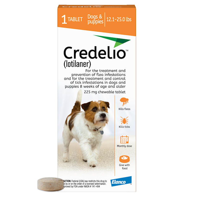 Credelio Chewable Tablets for Dogs 12.1-25 lbs, 1 Month Supply - Carousel image #1