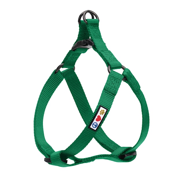 Dark green dog harness sales