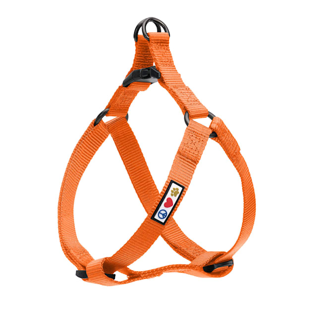 Pawtitas Solid Color Orange Puppy or Dog Harness, X-Small - Carousel image #1