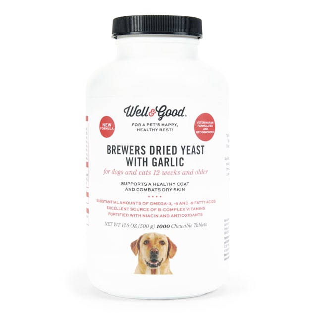 Well Good Brewers Dried Yeast With Garlic Chewable Tablets For Dogs Count Of 1000 Petco