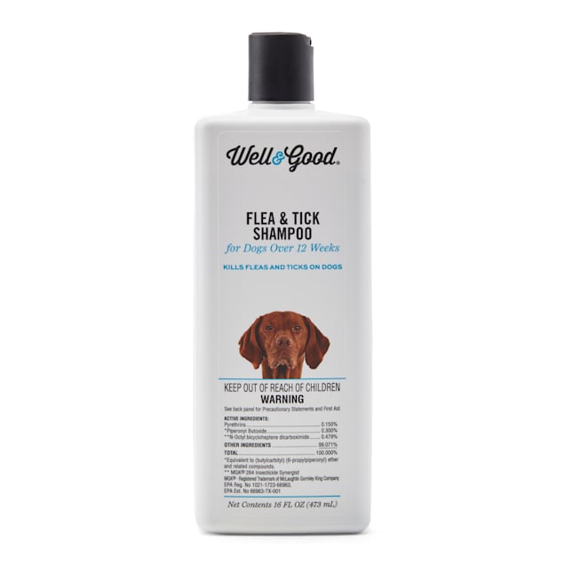 Well & Good Flea and Tick Treatment Shampoo for Dogs, 16 fl. oz. Petco