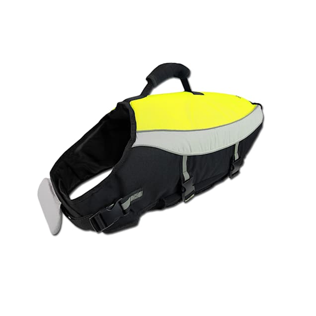 alcott Neon Yellow Water Adventure Dog Jacket, Large | Petco