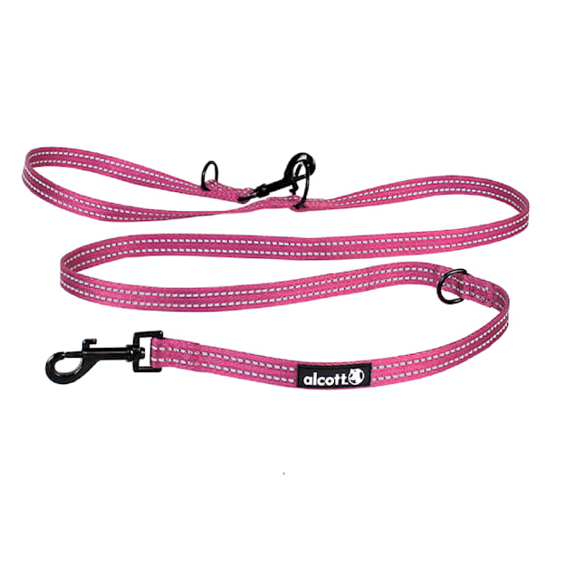 alcott Pink Adjustable Dog Leash, 70" L, Medium - Carousel image #1