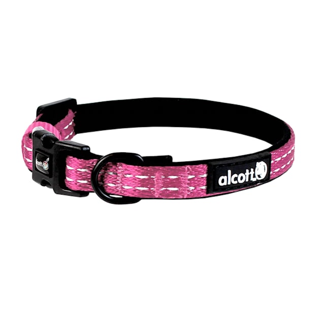 alcott Pink Adventure Dog Collar, X-Small - Carousel image #1
