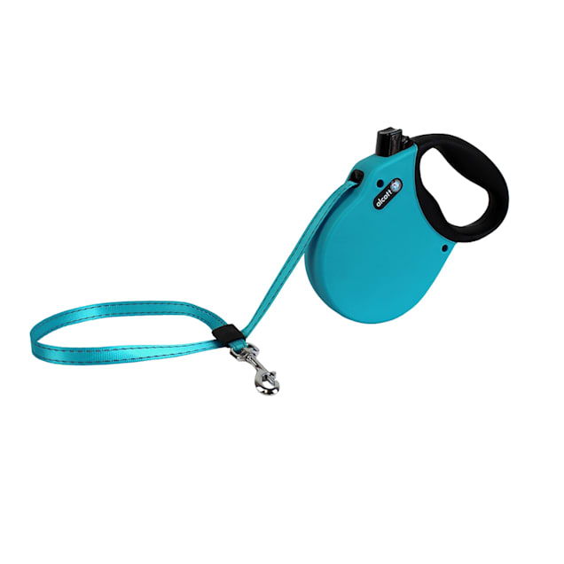 alcott Blue Adventure Retractable Dog Leash for Dogs Up To 45 lbs., 16 ft. - Carousel image #1