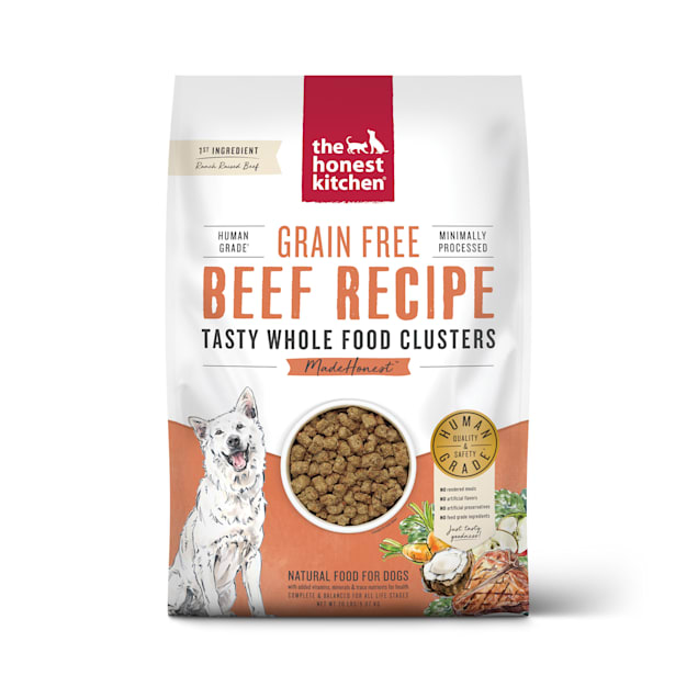 The Honest Kitchen Whole Food Clusters Grain Free Beef Dry Dog Food, 20 lbs. | Petco