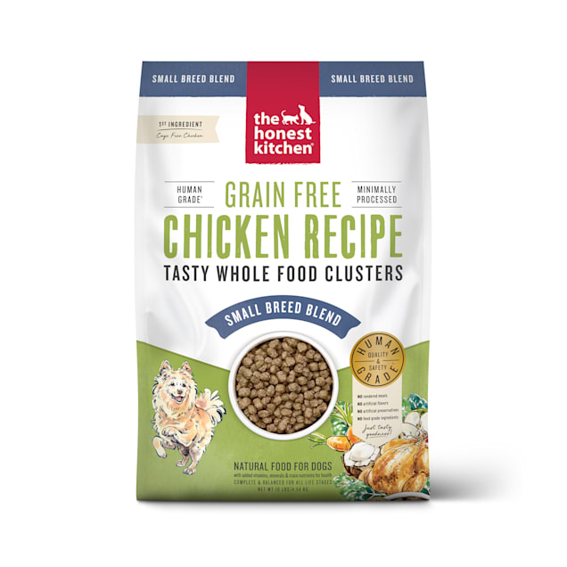 The Honest Kitchen Whole Food Clusters Small Breed Grain Free Chicken Dry Dog Food, 10 lbs. | Petco