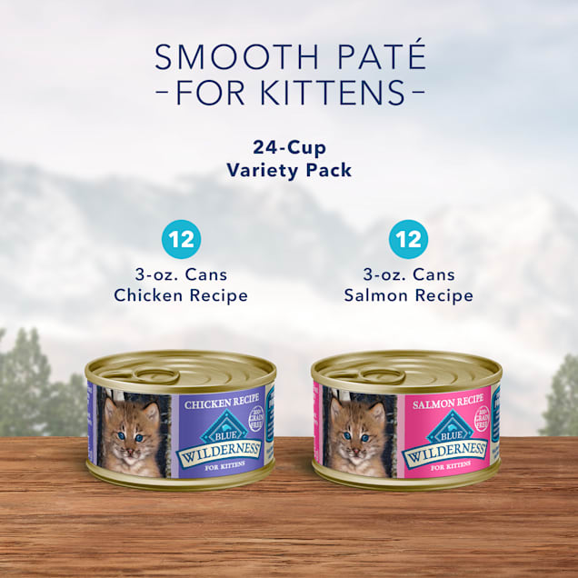 Blue wilderness wet deals kitten food