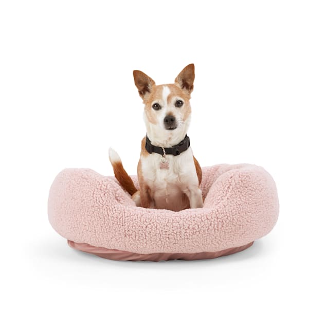 EveryYay Pink Cozy Cuddler Dog Bed, 24" L X 18" W - Carousel image #1