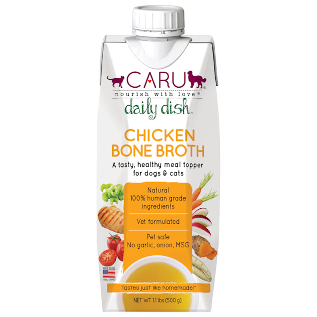 Daily Dish Chicken Broth Topper for Cats & Dogs, 17.6 oz. Petco