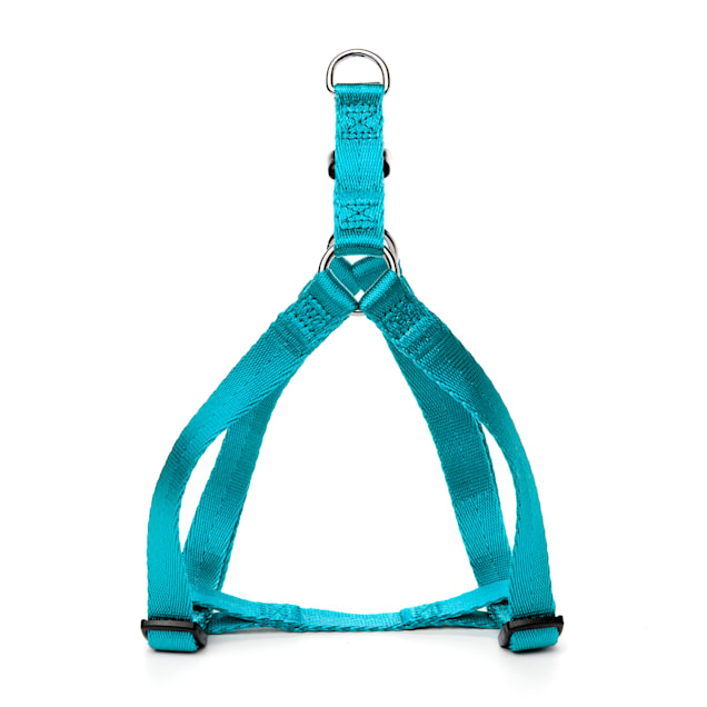 YOULY The Classic Turquoise Webbed Nylon Dog Harness Small Petco