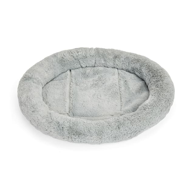 Everyyay Gray Snooze Fest Oval Cat Bed 17 L X 14 W X 2 H Petco