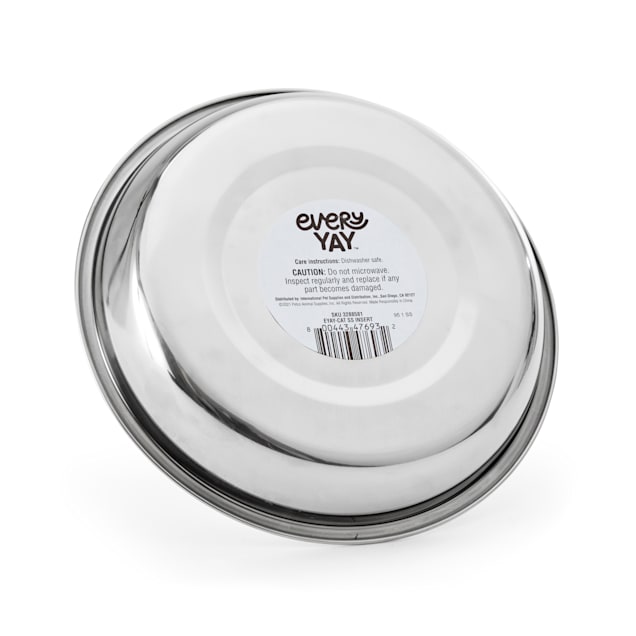 EveryYay Dining In Stainless Steel Bowl Insert for Cats Petco