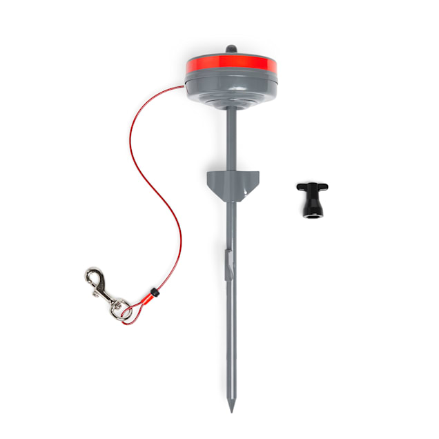 Retractable tie out discount