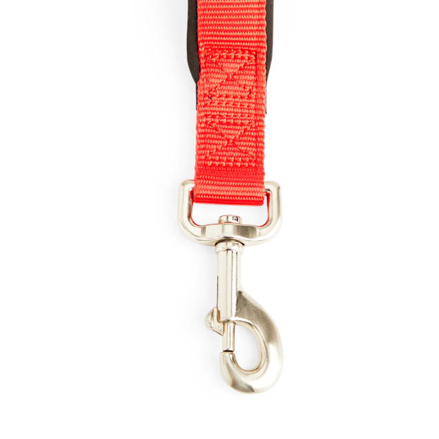 Shock absorbing dog leash top