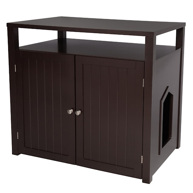 Black cat litter box furniture store