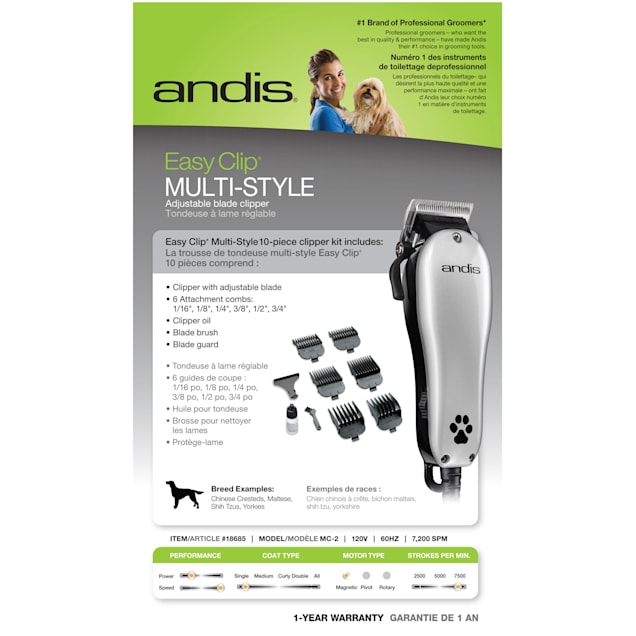 andis easyclip multi style