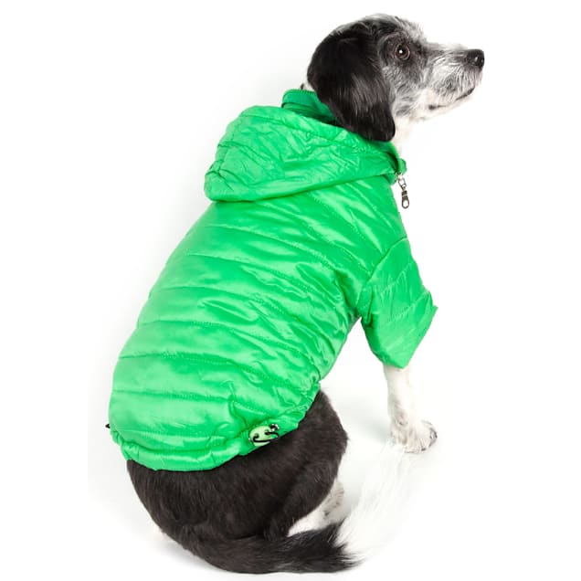 Pet Life Green Lightweight Adjustable Sporty Avalanche Pet Coat, X ...