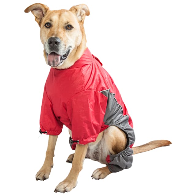 Dog Helios Red Blizzard Reflective Adjustable Jacket XS