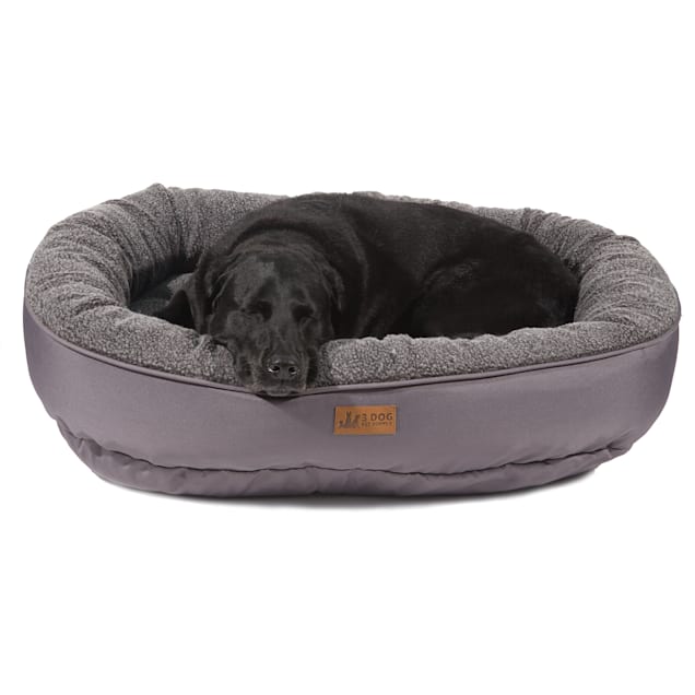 3 Dog Pet Supply EZ Wash Fleece Curler Dog Bed 27