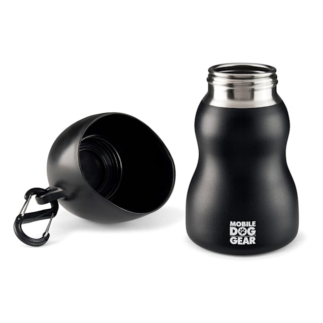 Mobile Dog Gear Black Water Bottle 9.5 oz. Small