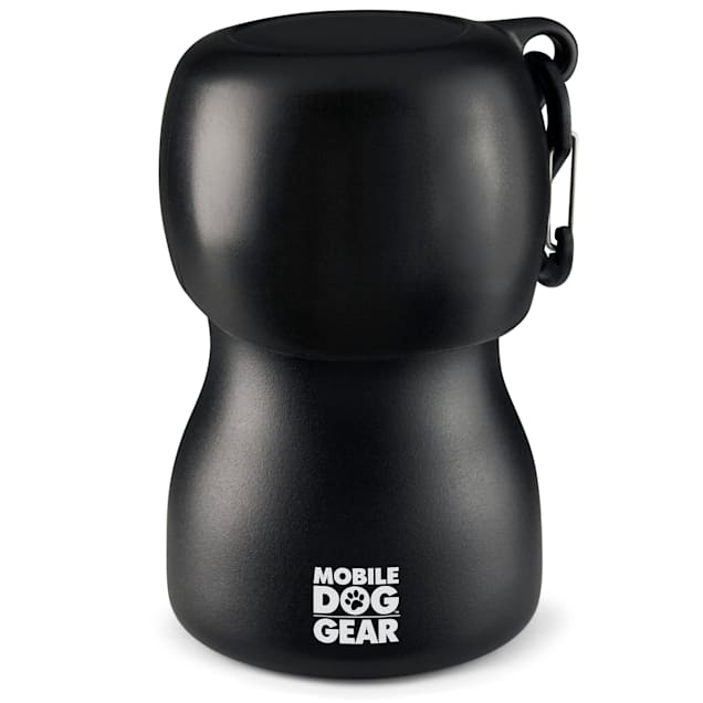 Mobile Dog Gear Black Water Bottle, 9.5 oz., Small - Carousel image #1