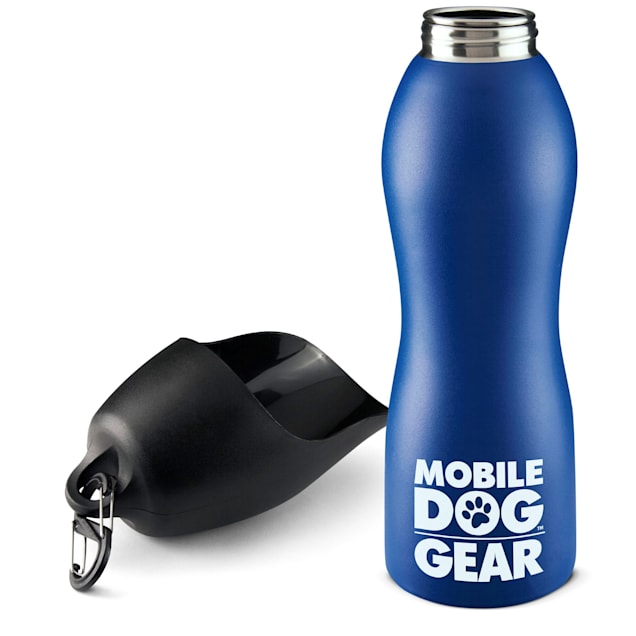 Mobile Dog Gear Blue Water Bottle 25 oz. Medium Large Petco