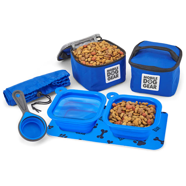 Mobile Dog Gear Blue Dine Away Small Dog Travel Bag