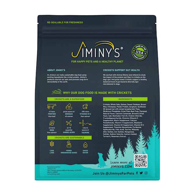 Jiminy s Cricket Crave Dry Dog Food 10 lbs