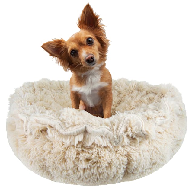 Bessie and Barnie Ultra Plush Blondie Deluxe Luxury Pet Cuddle Pod Bed, 30" L X 30" W - Carousel image #1