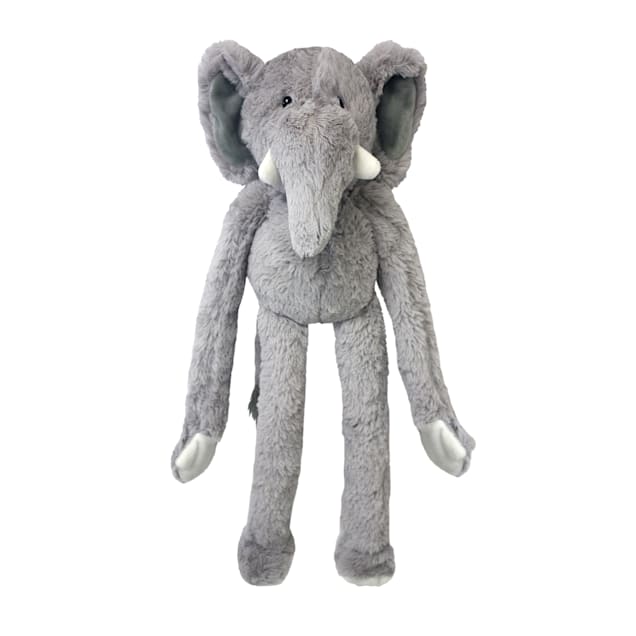 Multipet Swingin' Safari Elephant Plush Dog Toy, X-Large - Carousel image #1