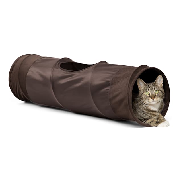 Best Friends by Sheri Chocolate Cat Tunnel, 36" L X 10" W X 10" H - Carousel image #1