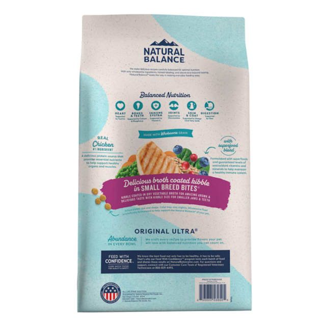 Natural Balance Ultra Original Chicken Barley Formula Small
