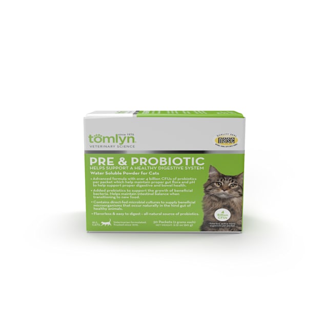 Tomlyn Pre & Probiotic Powder for Cats, 2.12 oz., Count of 30 - Carousel image #1
