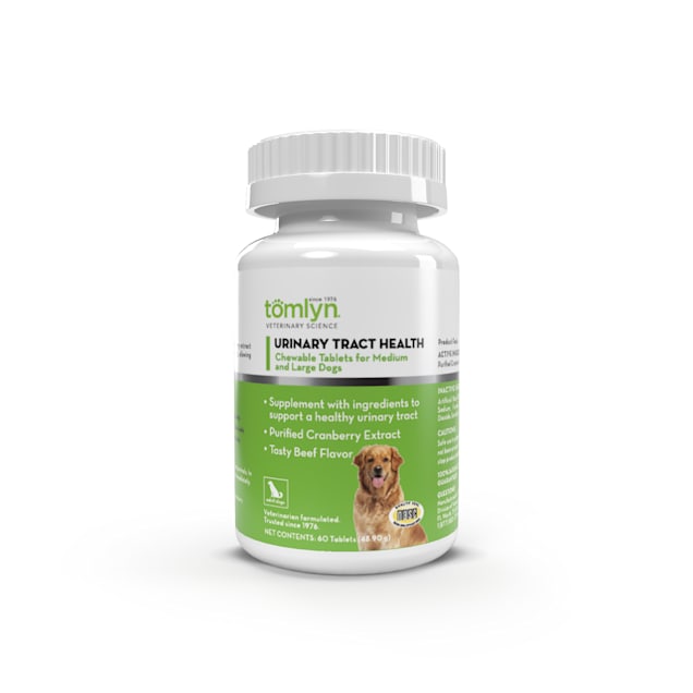Tomlyn Urinary Tract Health Chewable Tablets for Dogs, 4.46 Gram, Count of 60 - Carousel image #1