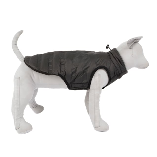 KONG Black Parachute Puffer Dog Jacket Small Petco