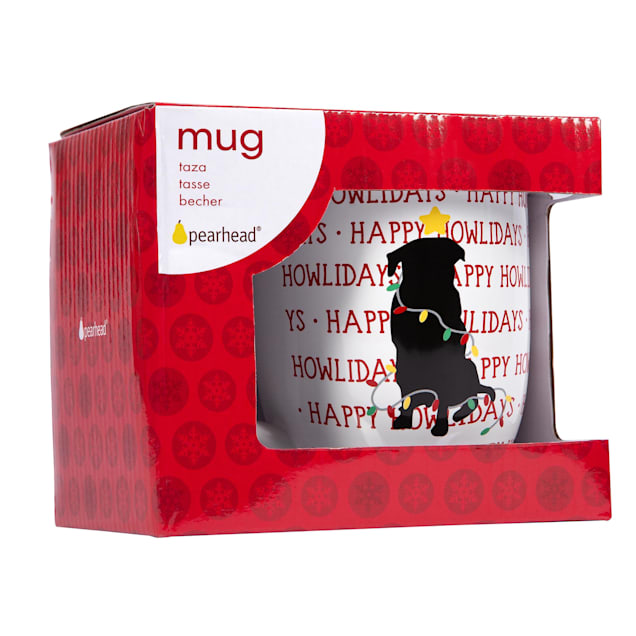 Pearhead Pet Happy Howlidays 16 oz. Ceramic Dog Coffee Mug - Carousel image #1
