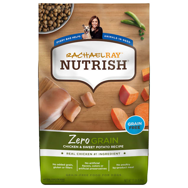 Rachael Ray Nutrish Zero Grain Chicken & Sweet Potato Recipe Dry Dog Food, 5.5 lbs. - Carousel image #1
