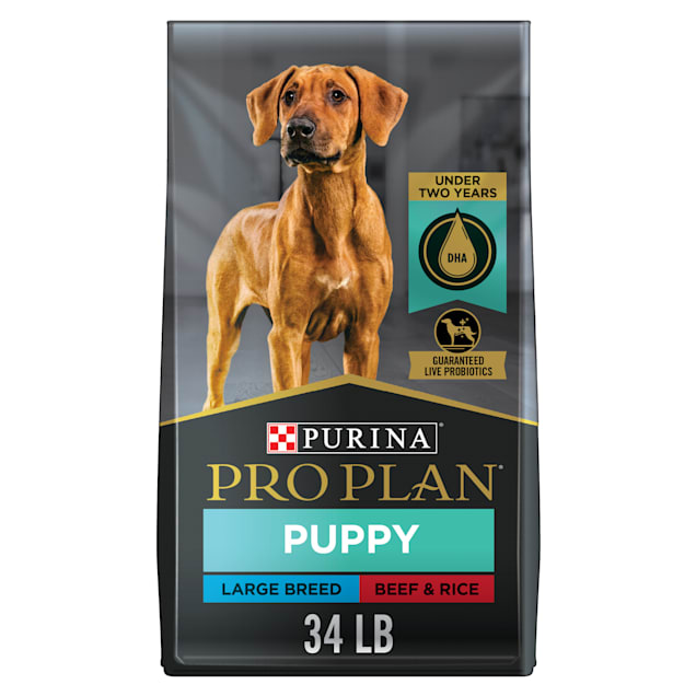 Purina Pro Plan Development Beef & Rice Formula Large Breed Dry Puppy Food, 34 lbs. - Carousel image #1