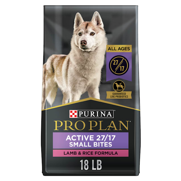 Purina Pro Plan High Protein Lamb & Rice Formula Sport 27/17 Small Bites Dog Food, 18 lbs. - Carousel image #1