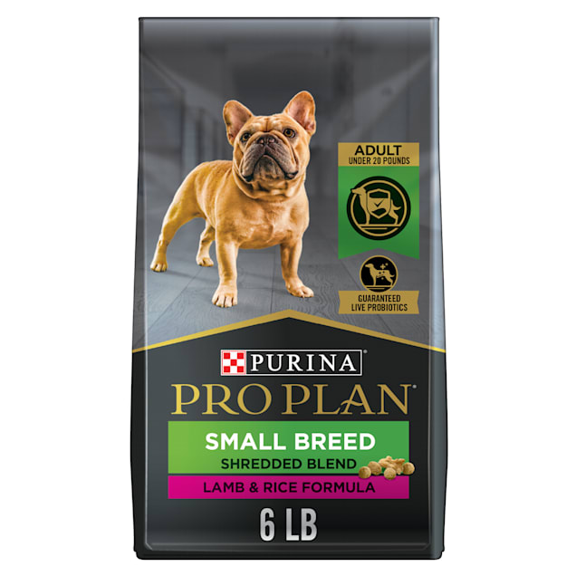 Purina Pro Plan High Protein Shredded Blend Lamb & Rice Formula Small Breed Dry Dog Food, 6 lbs. - Carousel image #1