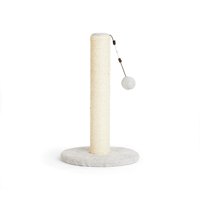 EveryYay Sisal Cat Scratching Post, Grey, 18.75" H Petco
