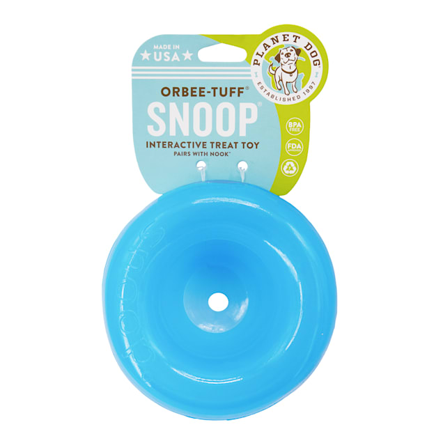 Planet Dog Orbee-Tuff Snoop Interactive Treat Dispensing Dog Toy, Large,  Blue