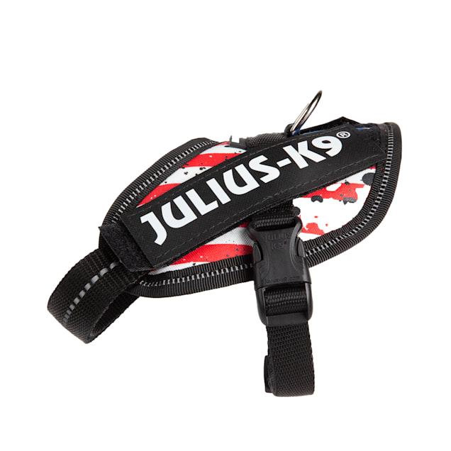 Julius-K9 USA Flag Dog Harness, 3X-Small